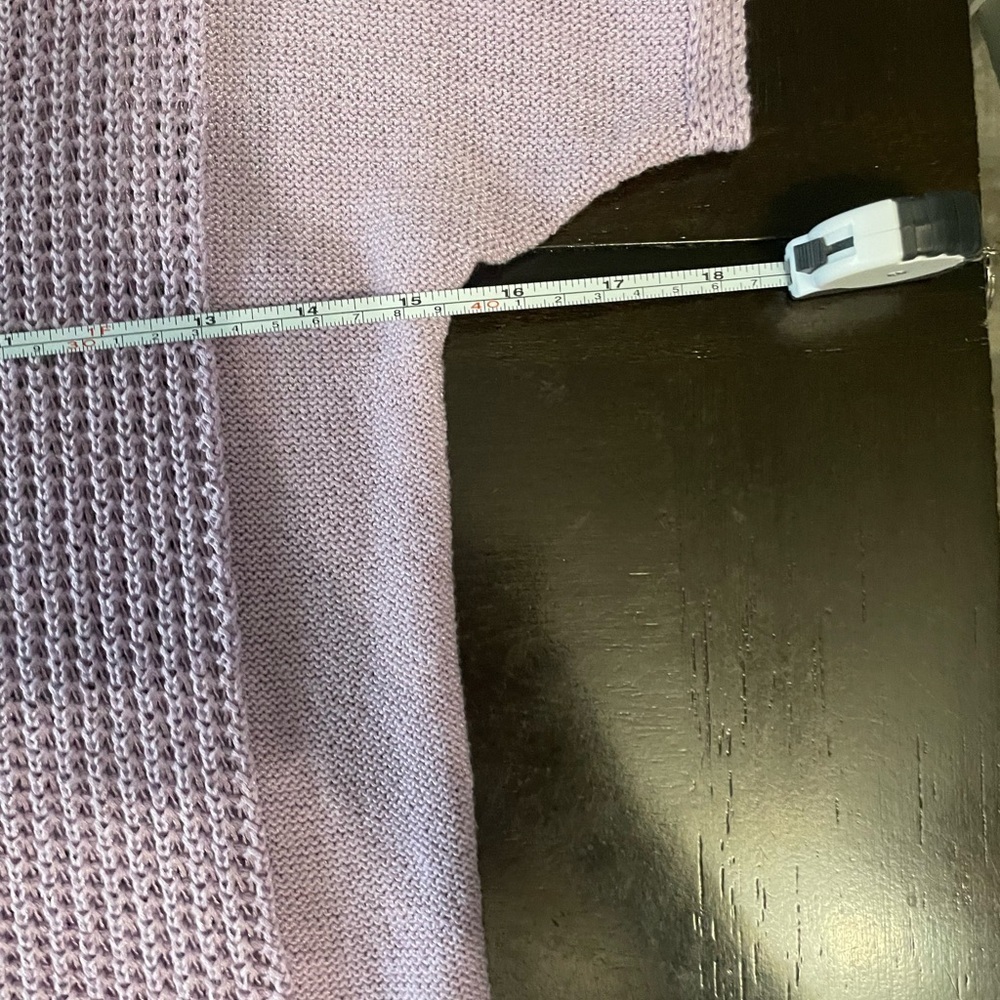 a.n.a Lavender Knit Top in size medium - Picture 11 of 11